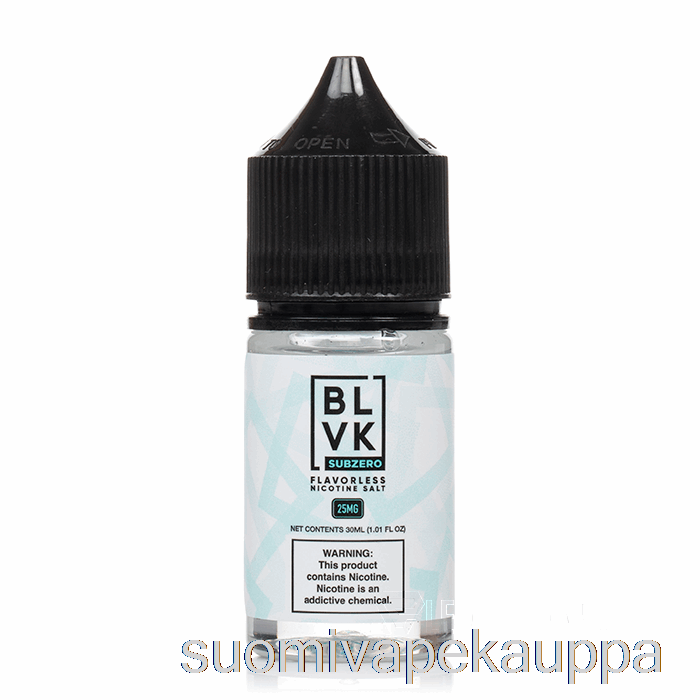 Vape Kauppa Sub Zero - Blvk Suolat - 30ml 25mg